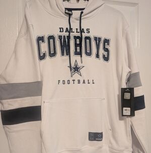 Men's ultra game White Dallas Cowboys Pullover Hoodie